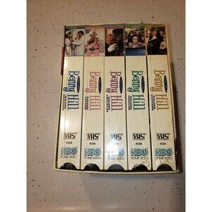 Benny Hill Complete 5 VHS Tapes Movies Sealed HBO Golden Series NEW READ
